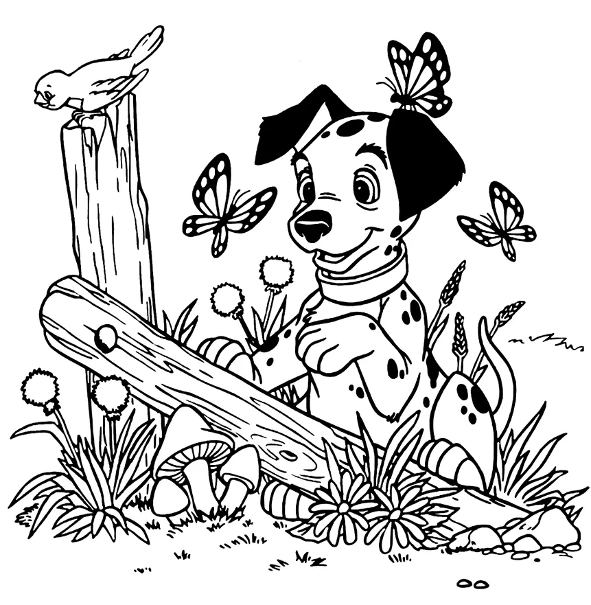 101 Dalmatians Coloring Pages 13