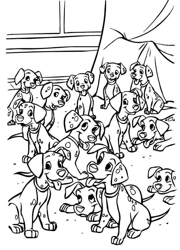 101 Dalmatians Coloring Pages 33