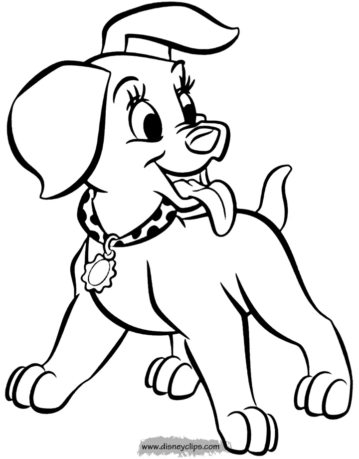 101 Dalmatians Coloring Pages 7