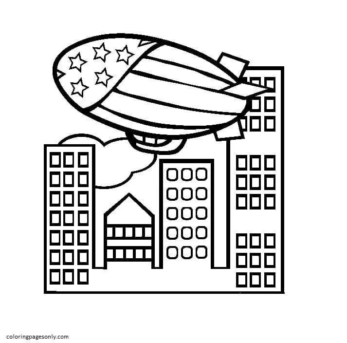 4th Of July Coloring Pages 10