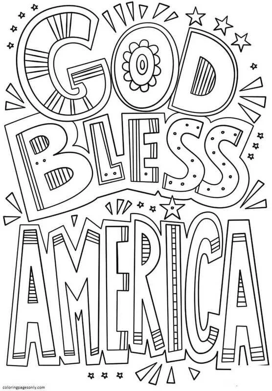 4th Of July Coloring Pages 107