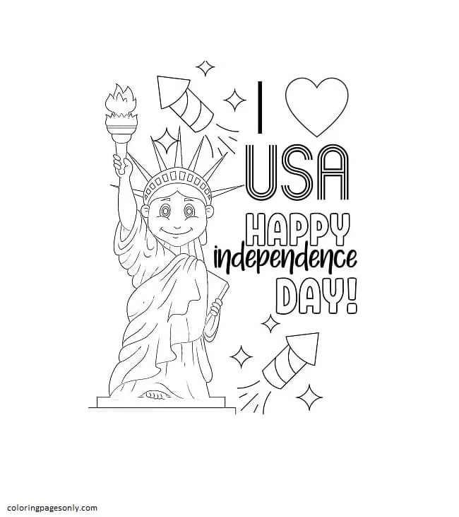 4th Of July Coloring Pages 114