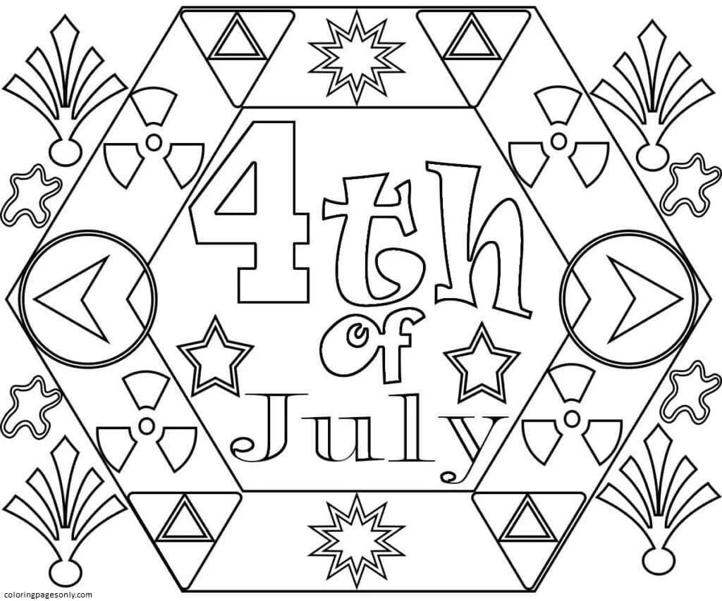 4th Of July Coloring Pages 115