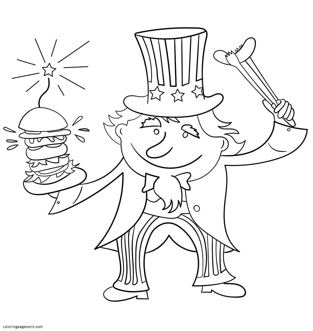 4th Of July Coloring Pages 116