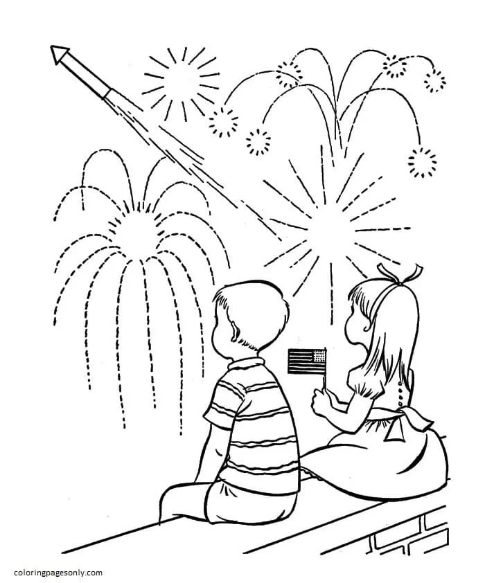 4th Of July Coloring Pages 14