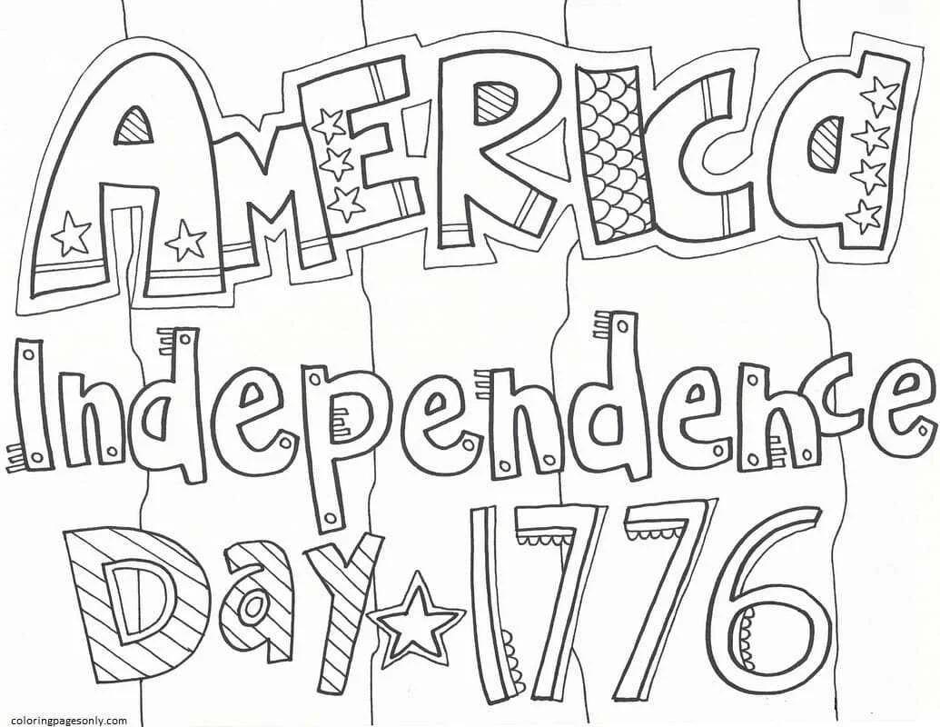 4th Of July Coloring Pages 19