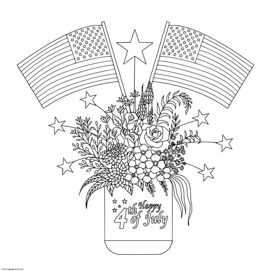 4th Of July Coloring Pages 23