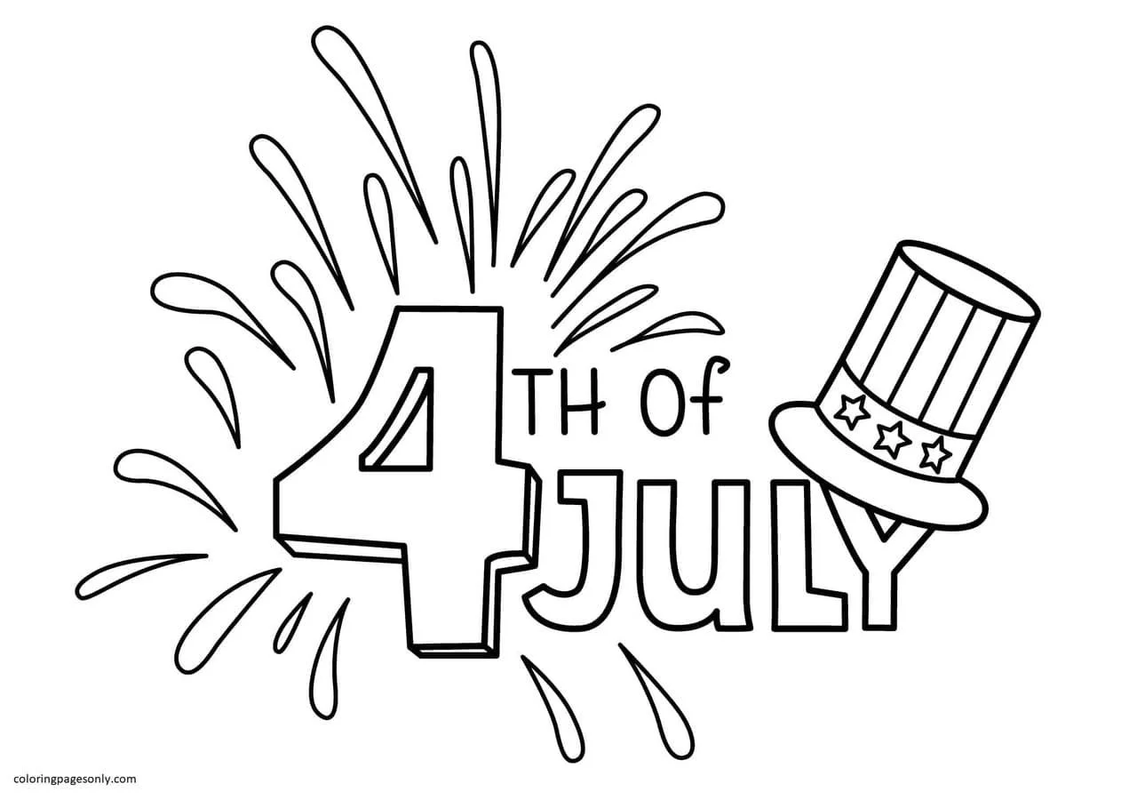 4th Of July Coloring Pages 24