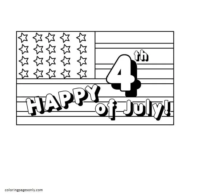 4th Of July Coloring Pages 27