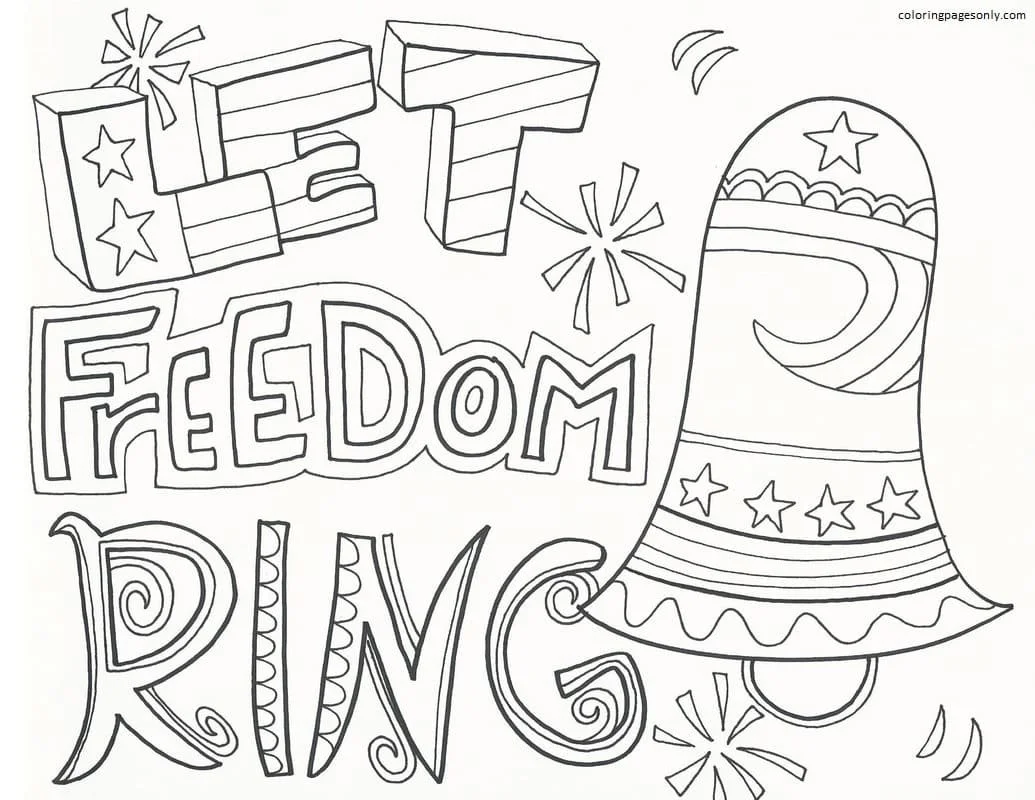 4th Of July Coloring Pages 30