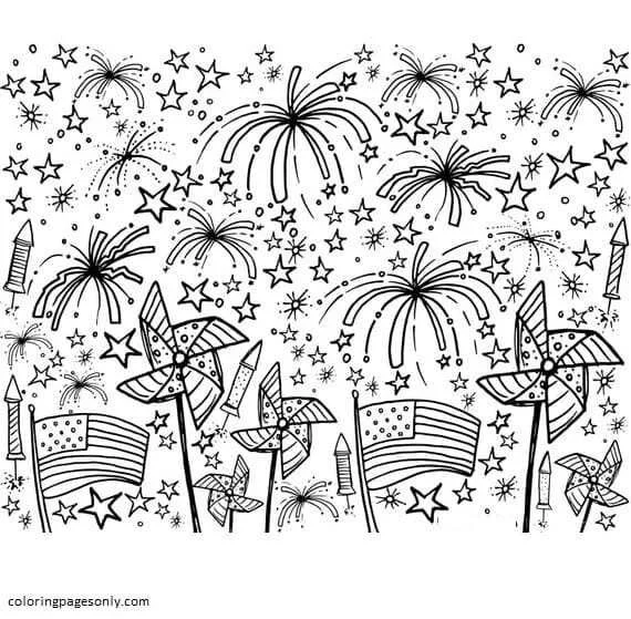 4th Of July Coloring Pages 5