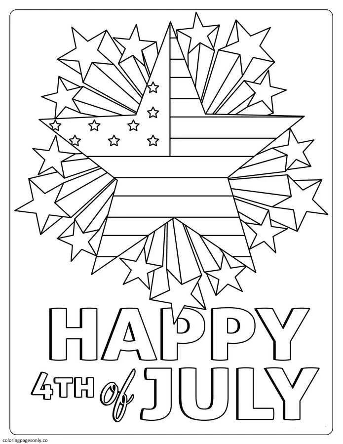 4th Of July Coloring Pages 53