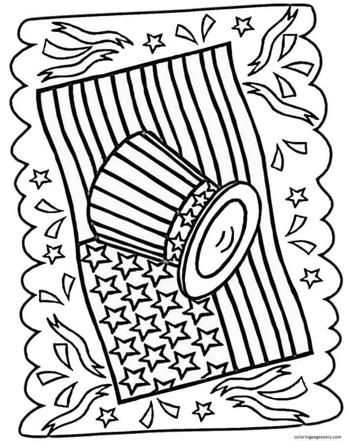 4th Of July Coloring Pages 54