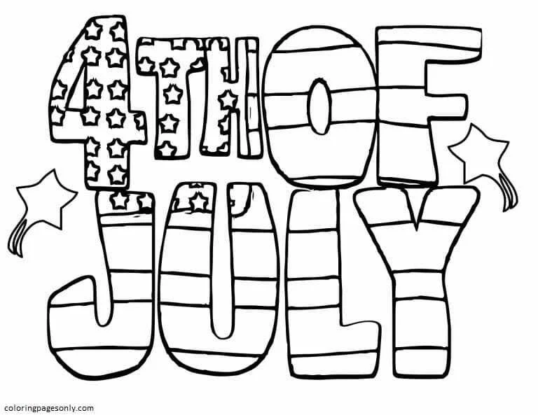 4th Of July Coloring Pages 66