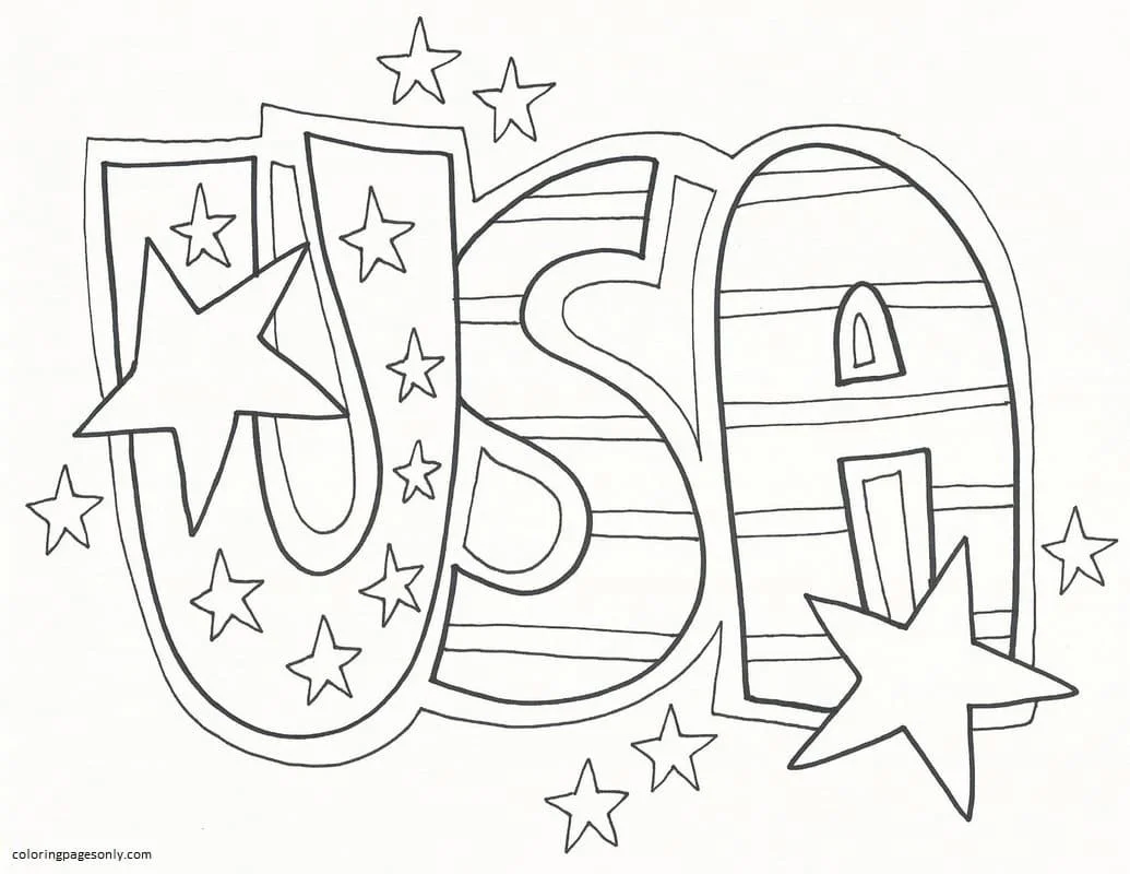 4th Of July Coloring Pages 8