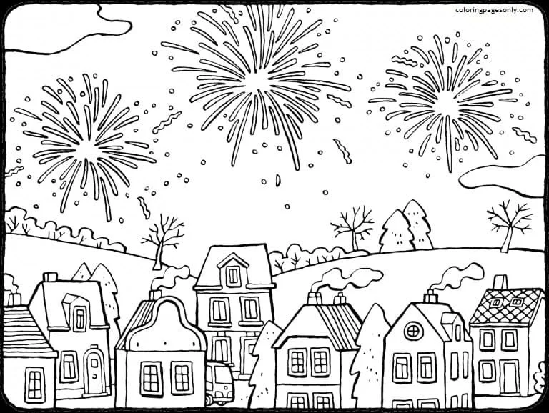 4th Of July Coloring Pages 9