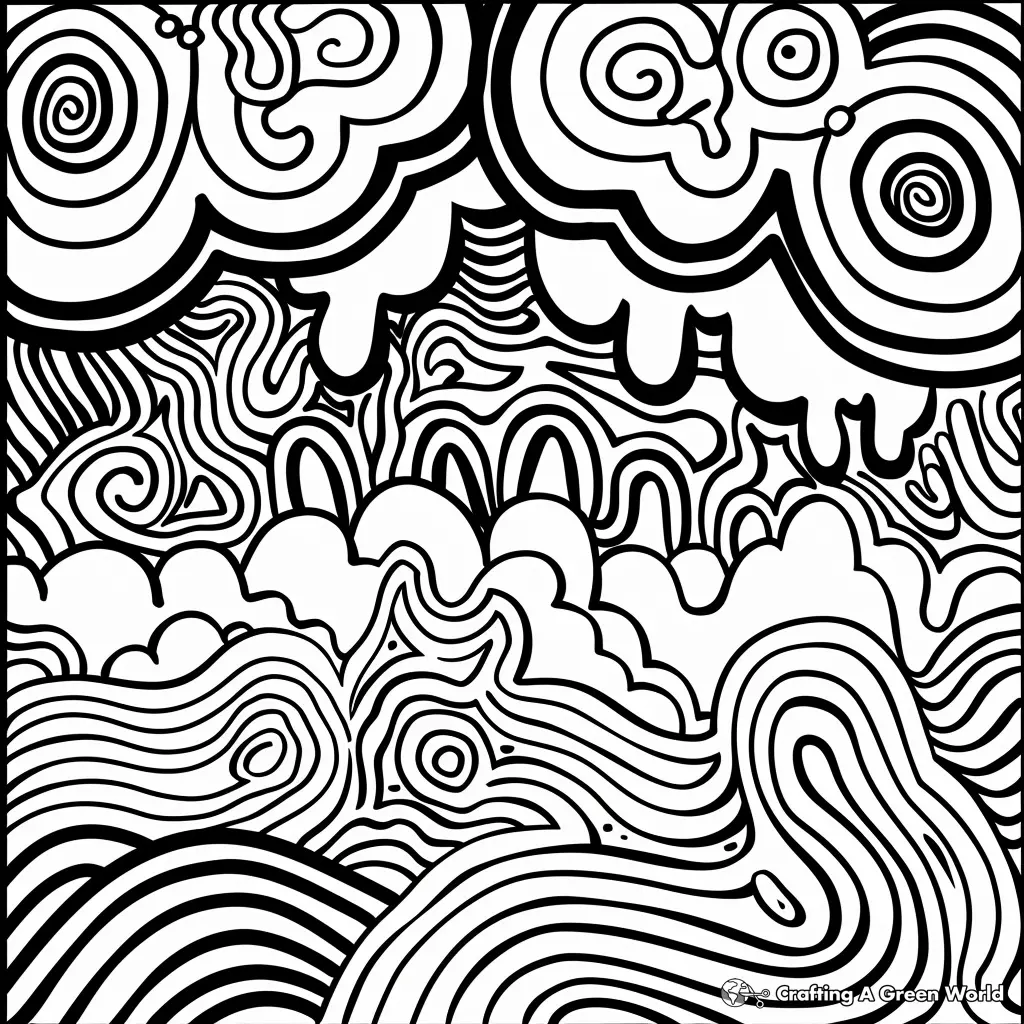 Anos 60 Para Colorir 14