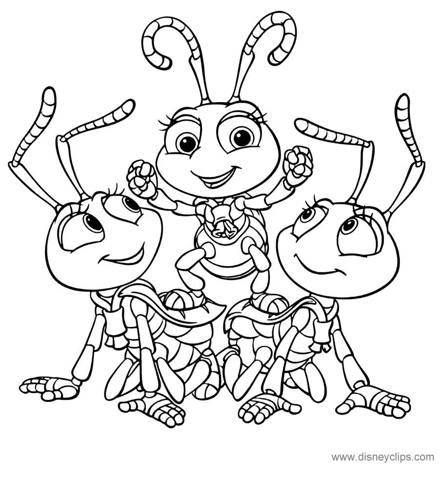 A Bug s Life Coloring Pages 10