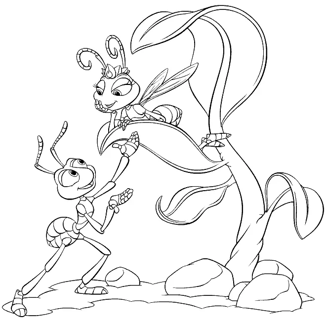 A Bug s Life Coloring Pages 26