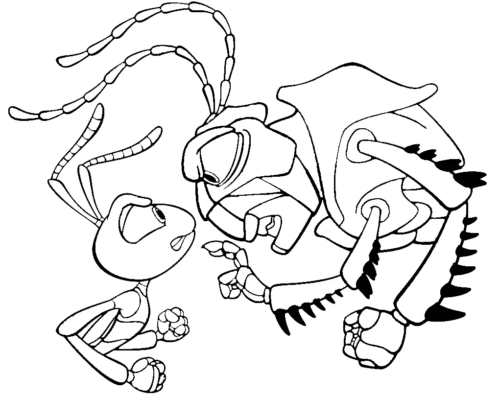A Bug s Life Coloring Pages 29