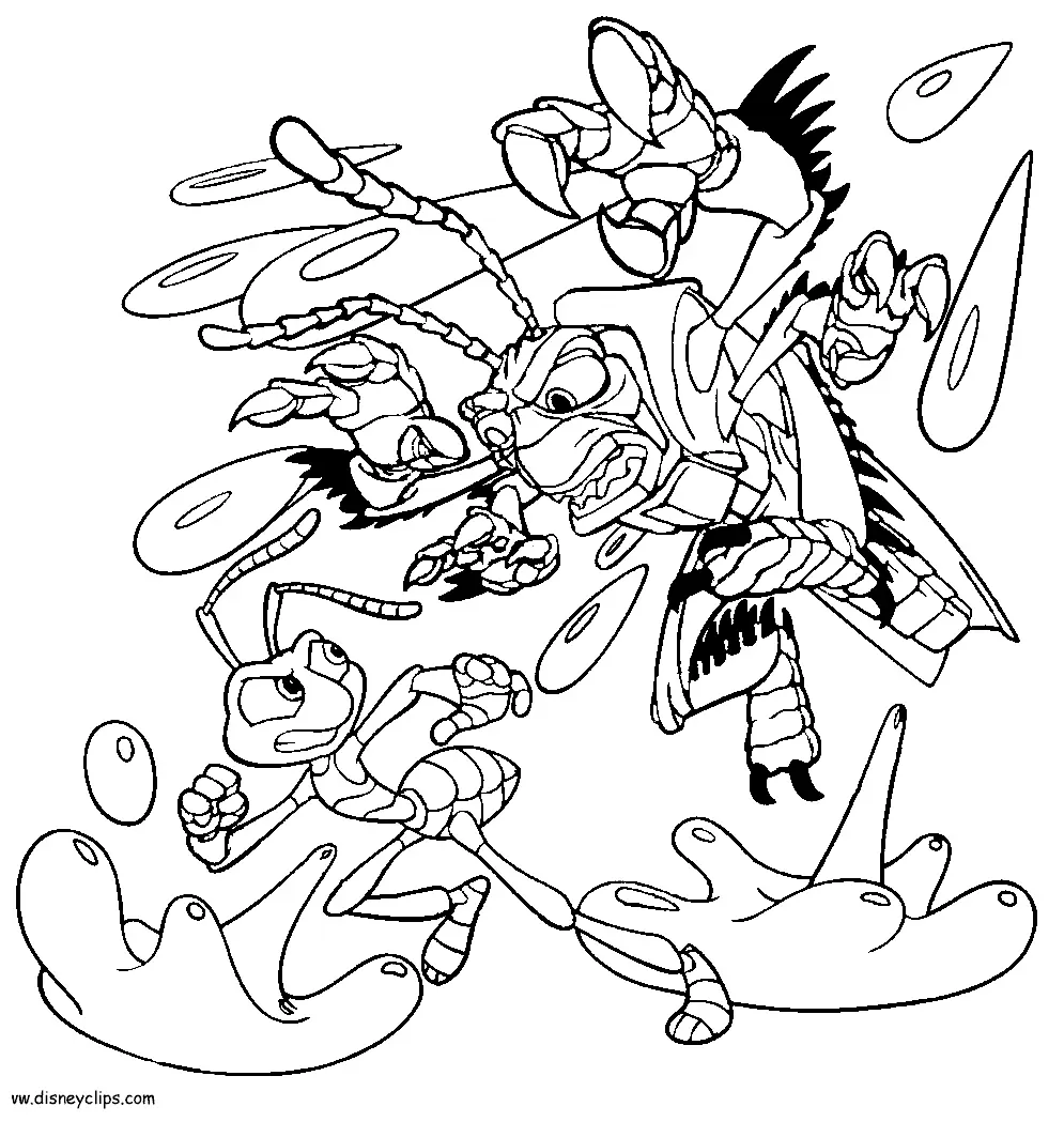 A Bug s Life Coloring Pages 31