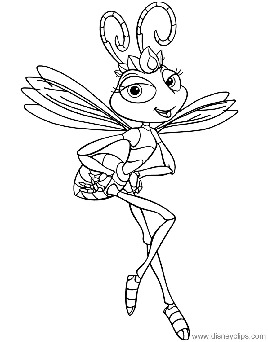 A Bug s Life Coloring Pages 34
