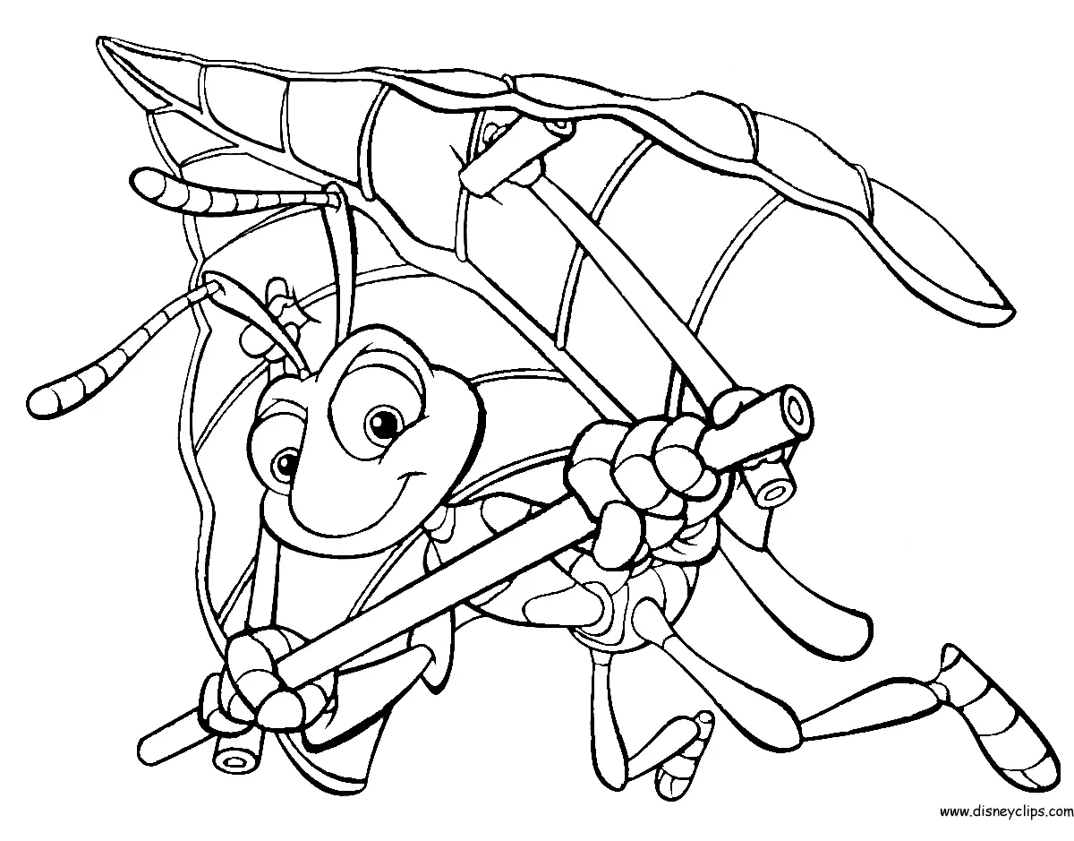 A Bug s Life Coloring Pages 36