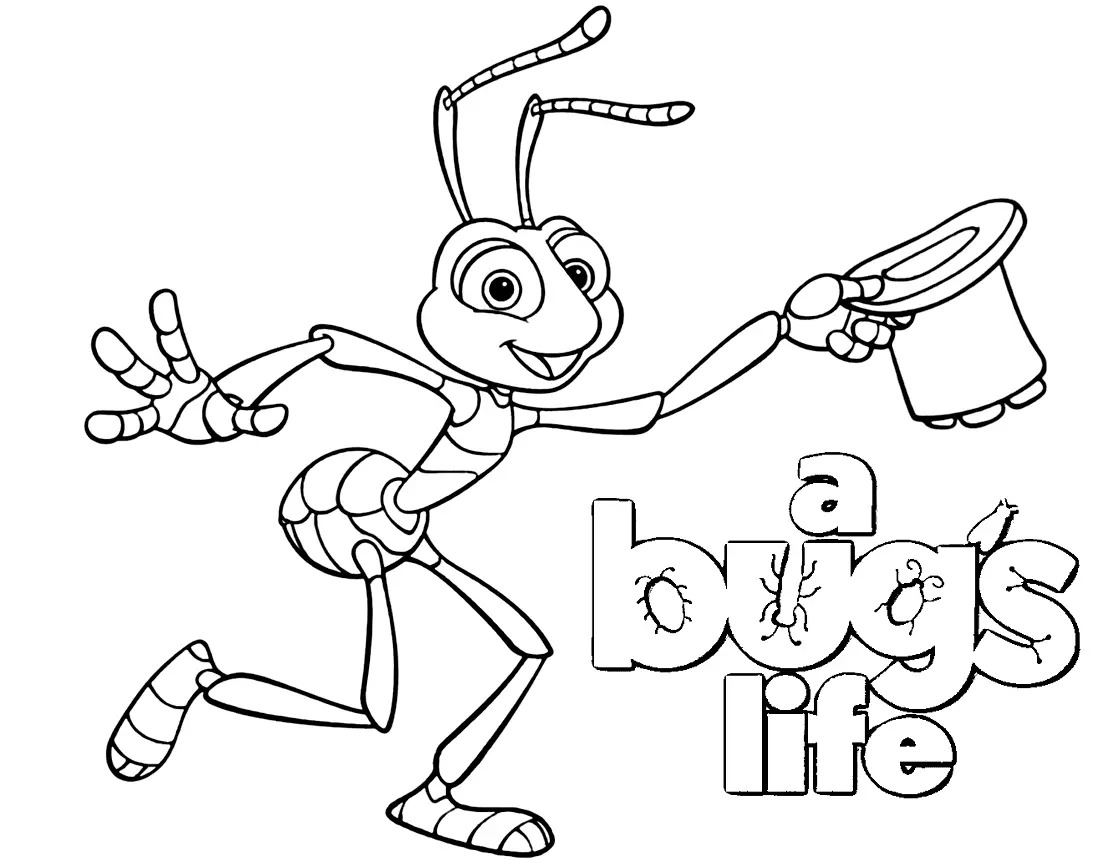 A Bug s Life Coloring Pages 37