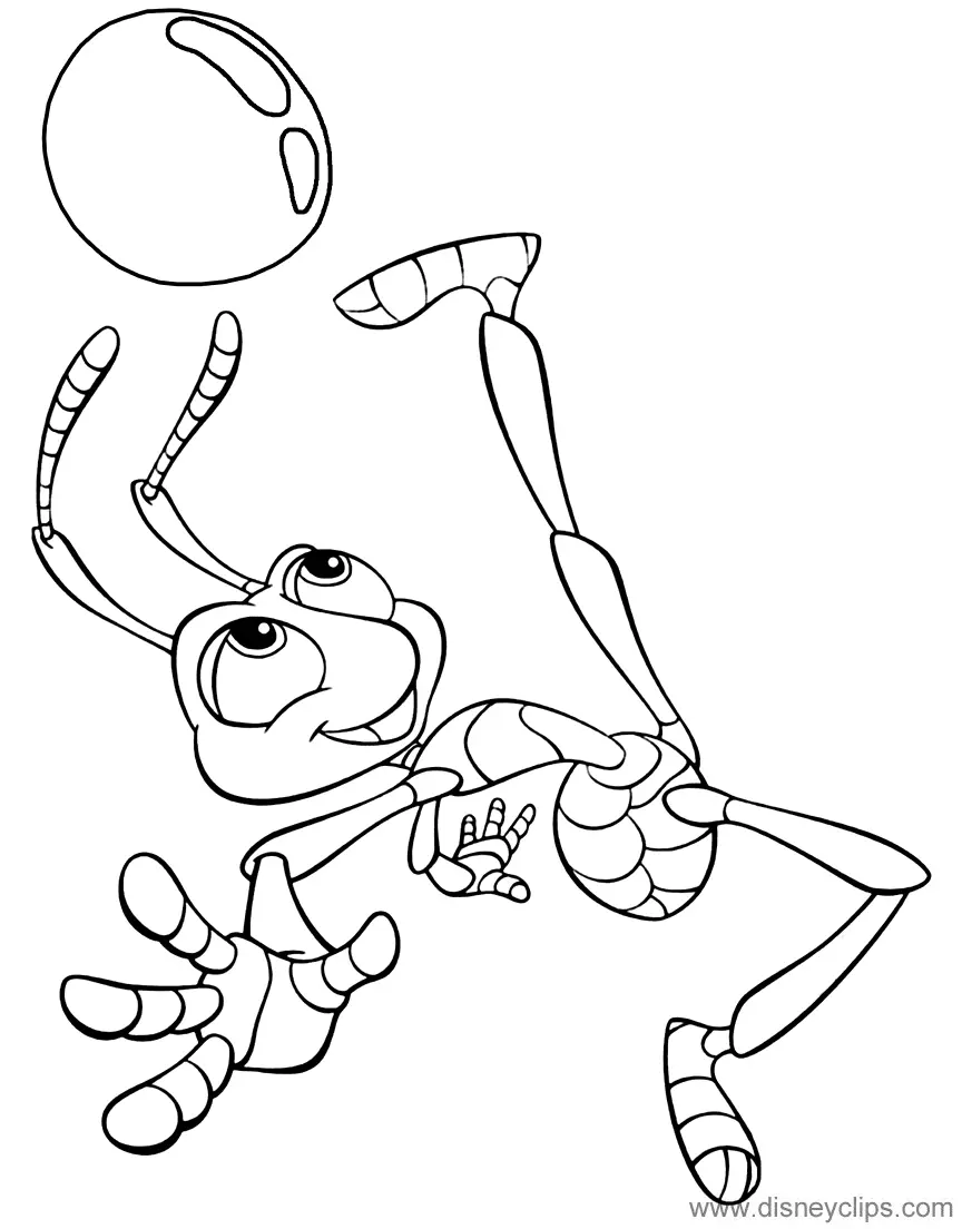 A Bug s Life Coloring Pages 38