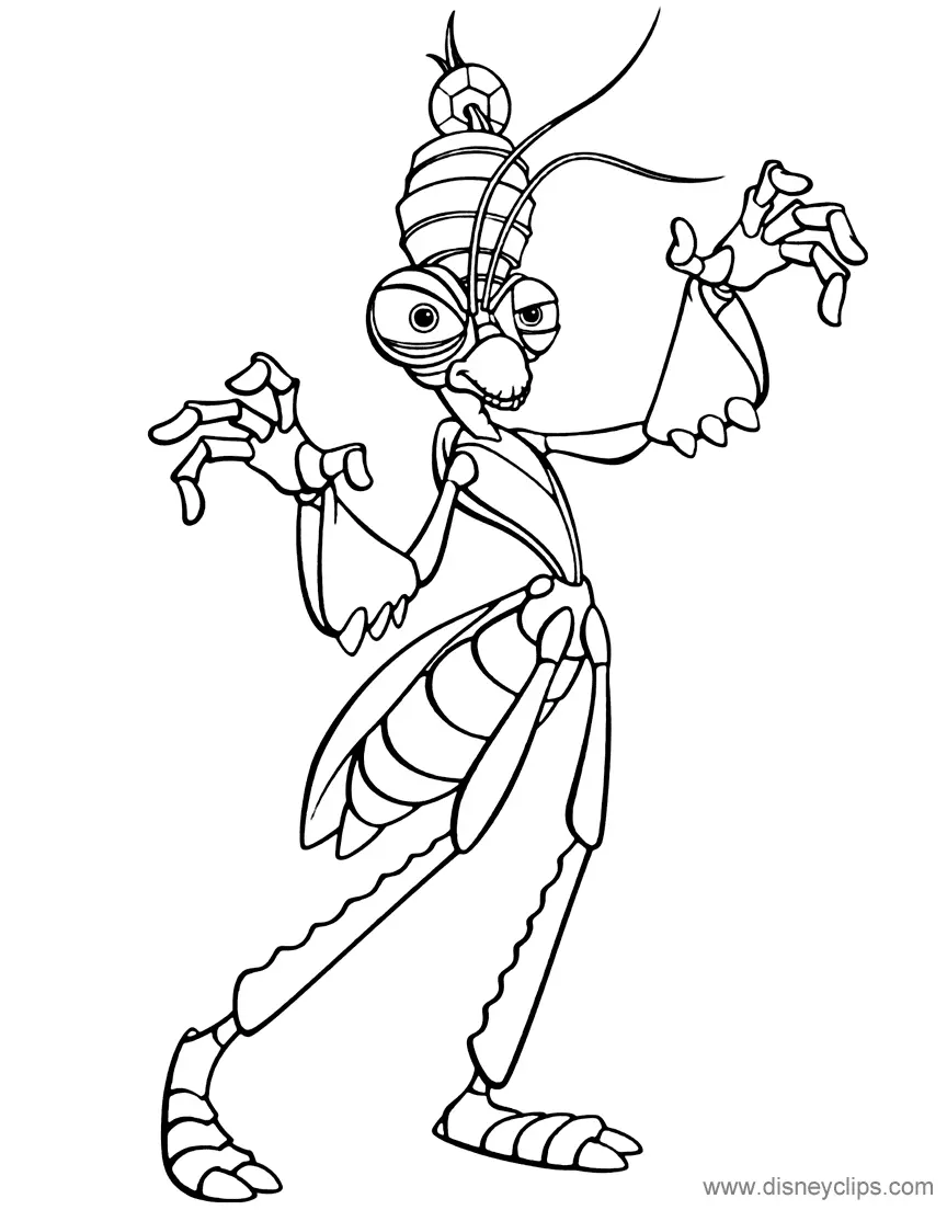 A Bug s Life Coloring Pages 39