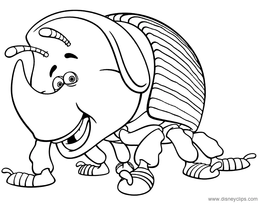 A Bug s Life Coloring Pages 4