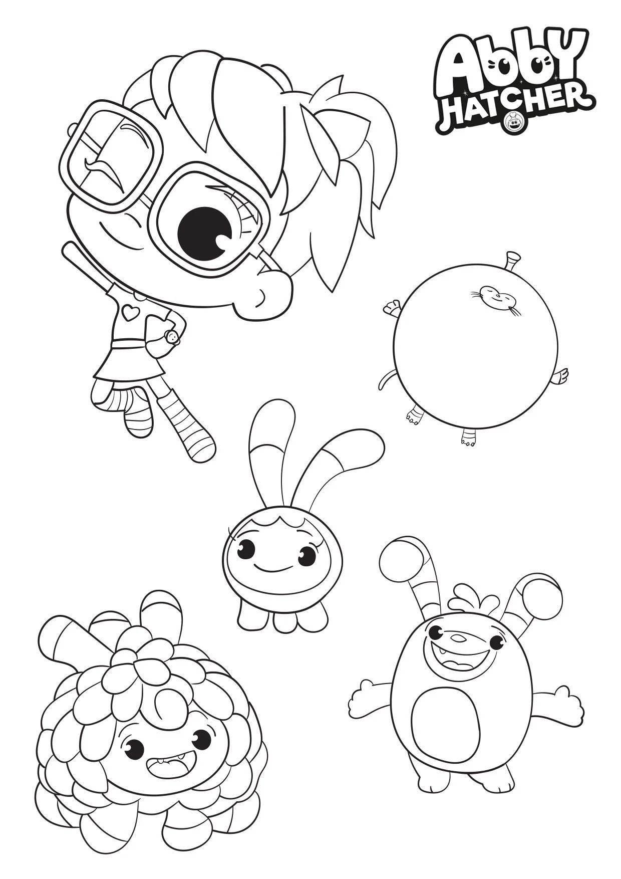 Abby Hatcher Coloring Pages 2