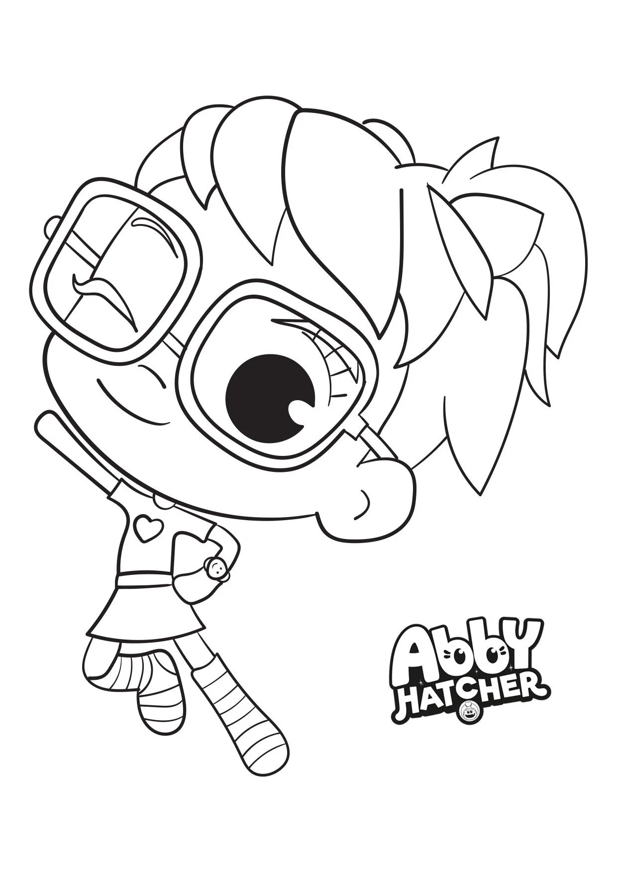 Abby Hatcher Coloring Pages 4