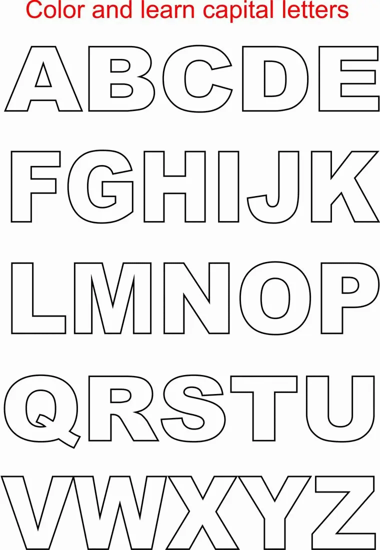 ABC Ausmalbilder 11