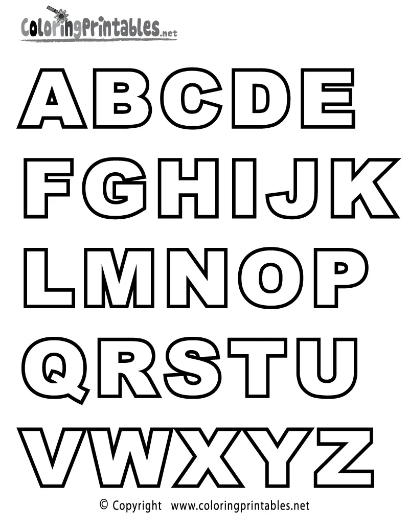 ABC Ausmalbilder 4