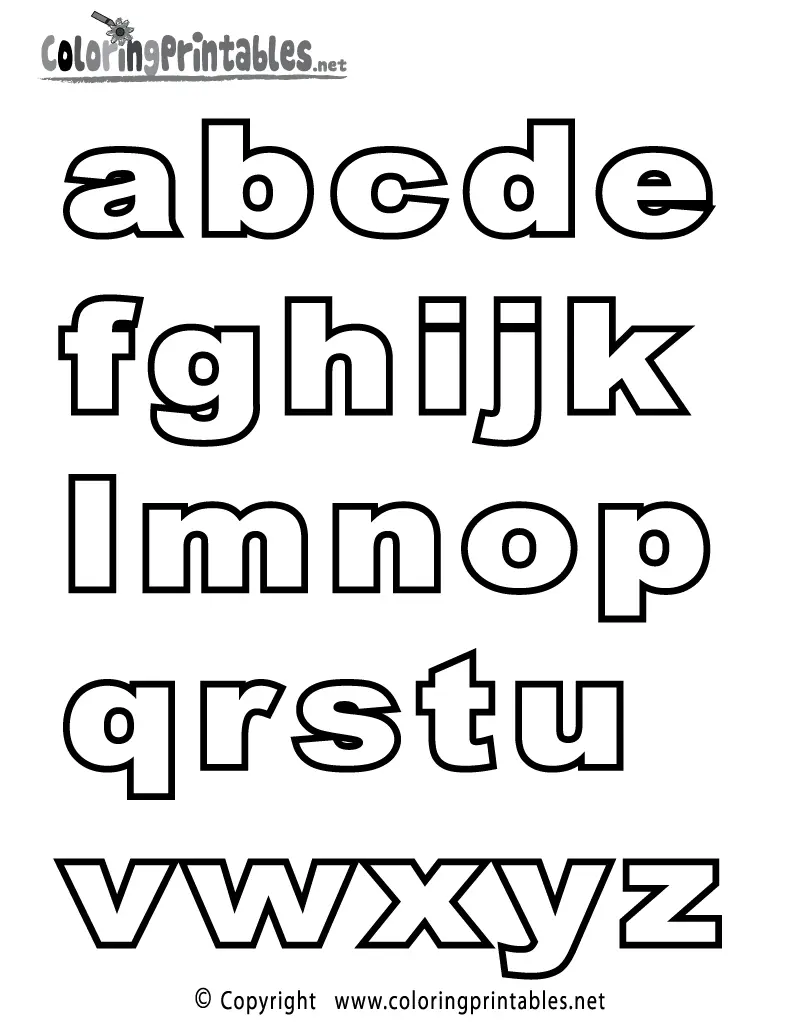 ABC Ausmalbilder 5