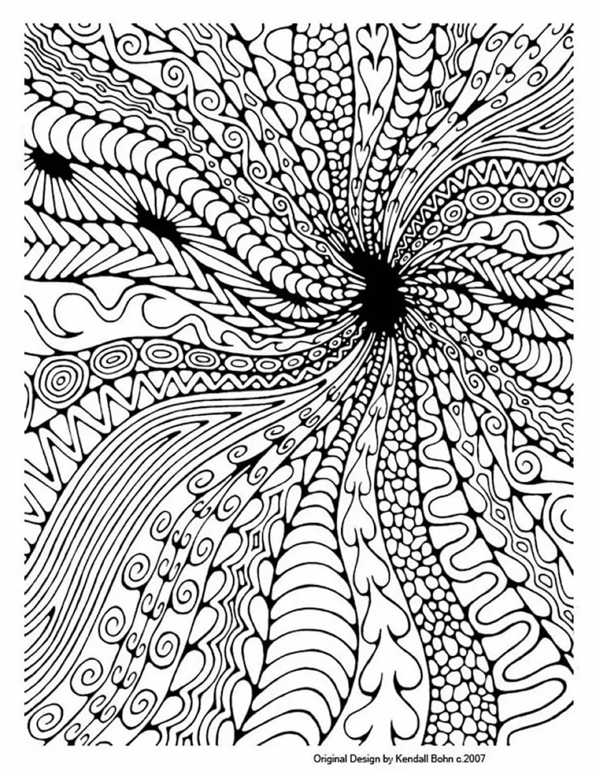 Abstrata Para Colorir 22