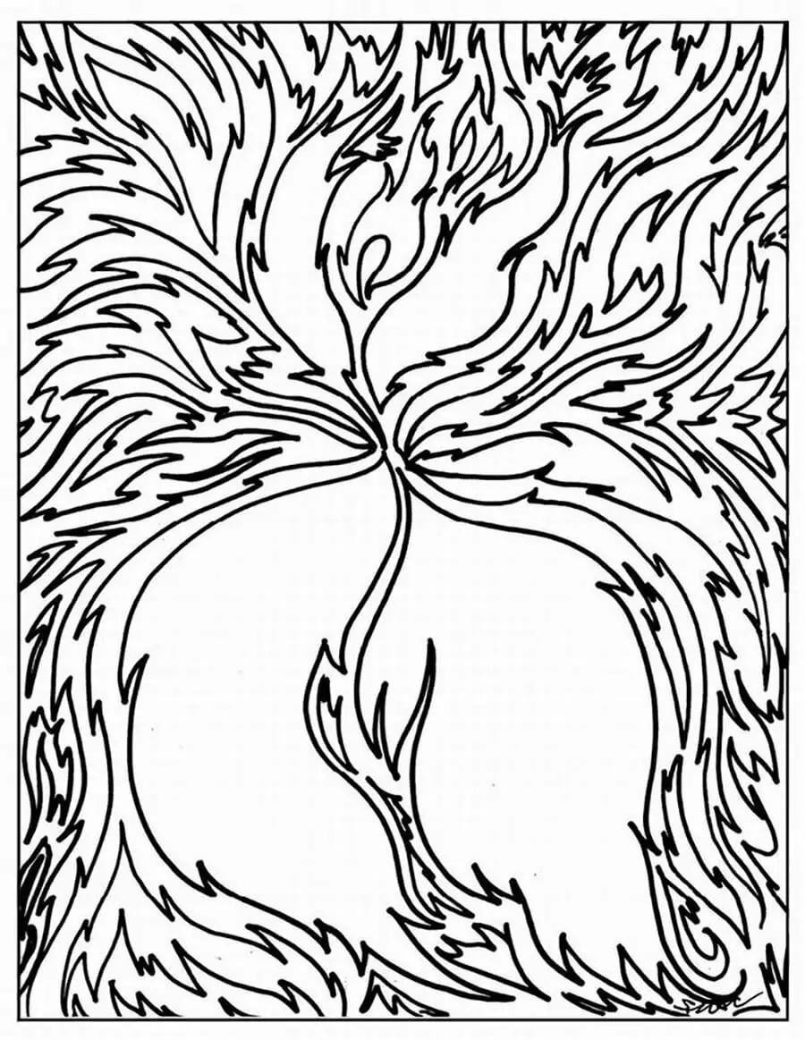 Abstrata Para Colorir 8
