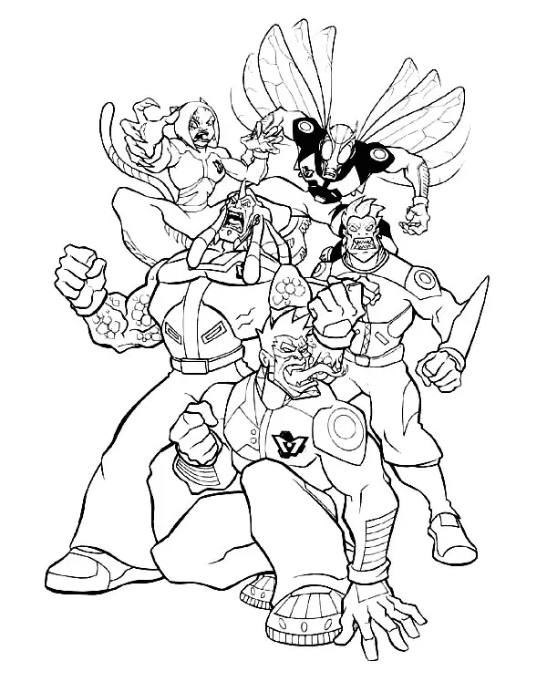 Action Man Coloring Pages 10