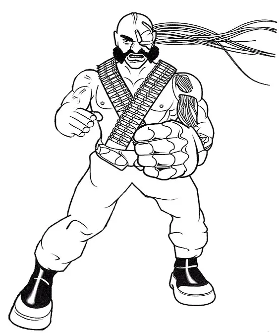 Action Man Coloring Pages 14