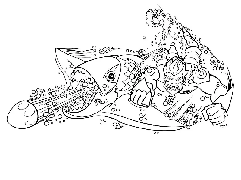 Action Man Coloring Pages 17