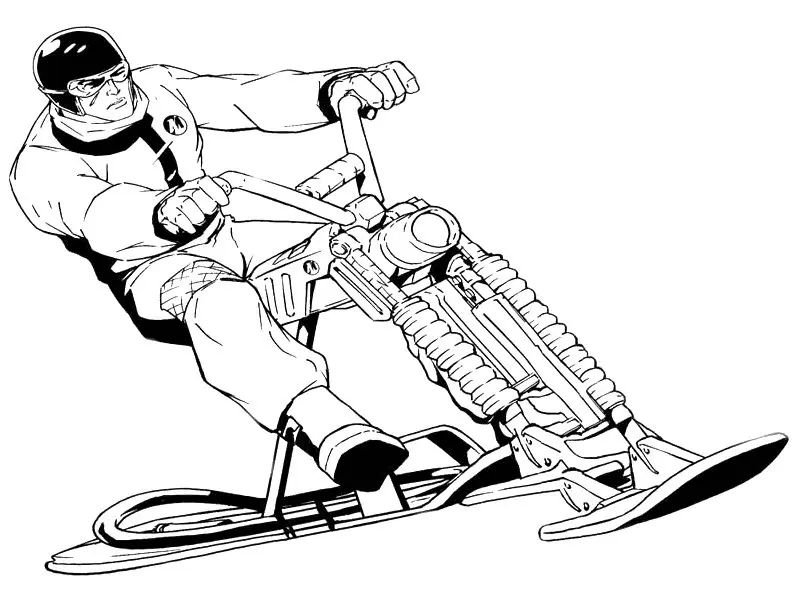 Action Man Coloring Pages 19