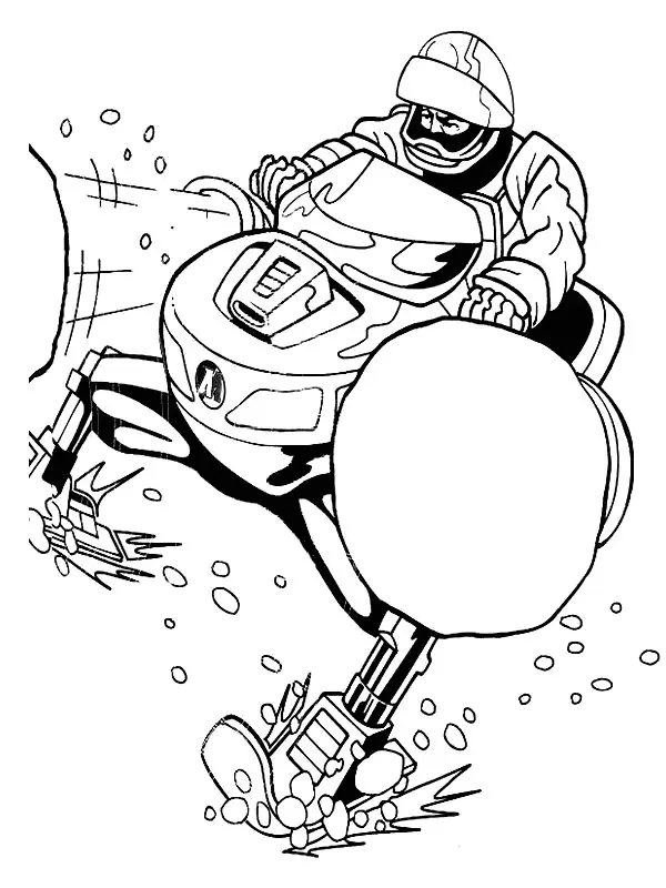 Action Man Coloring Pages 2