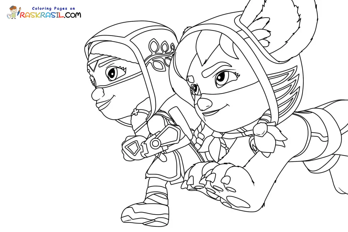 Action Pack Coloring Pages 16