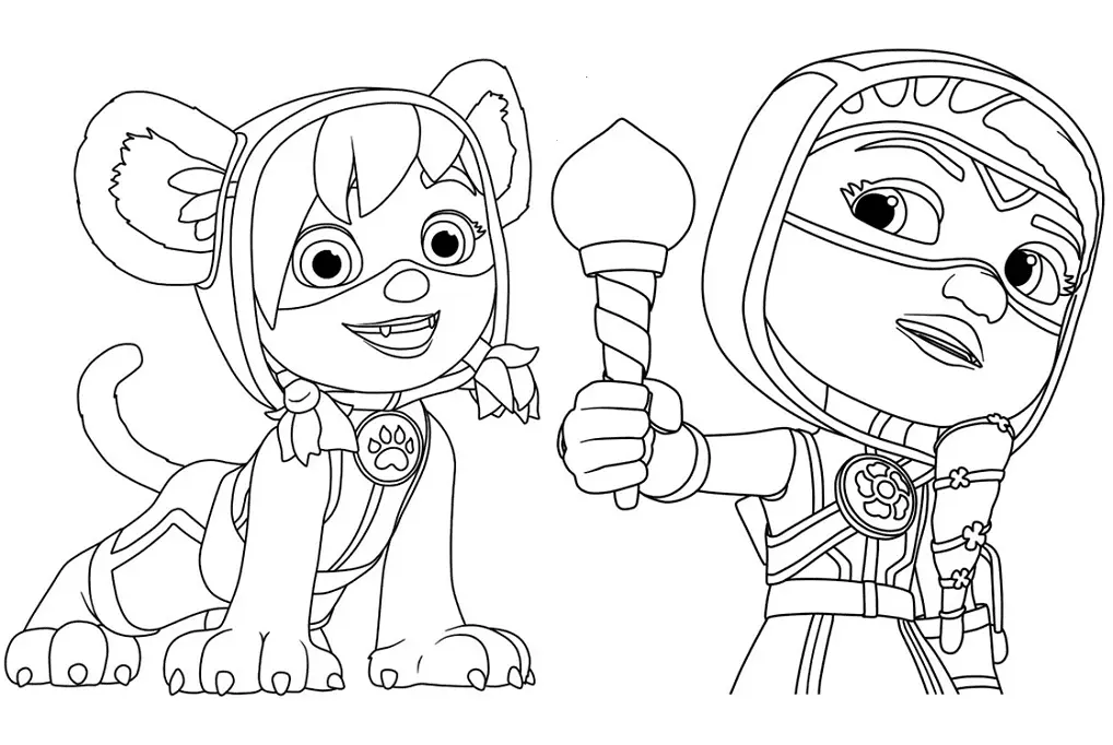 Action Pack Coloring Pages 20