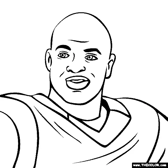 Adrian Peterson Coloring Pages