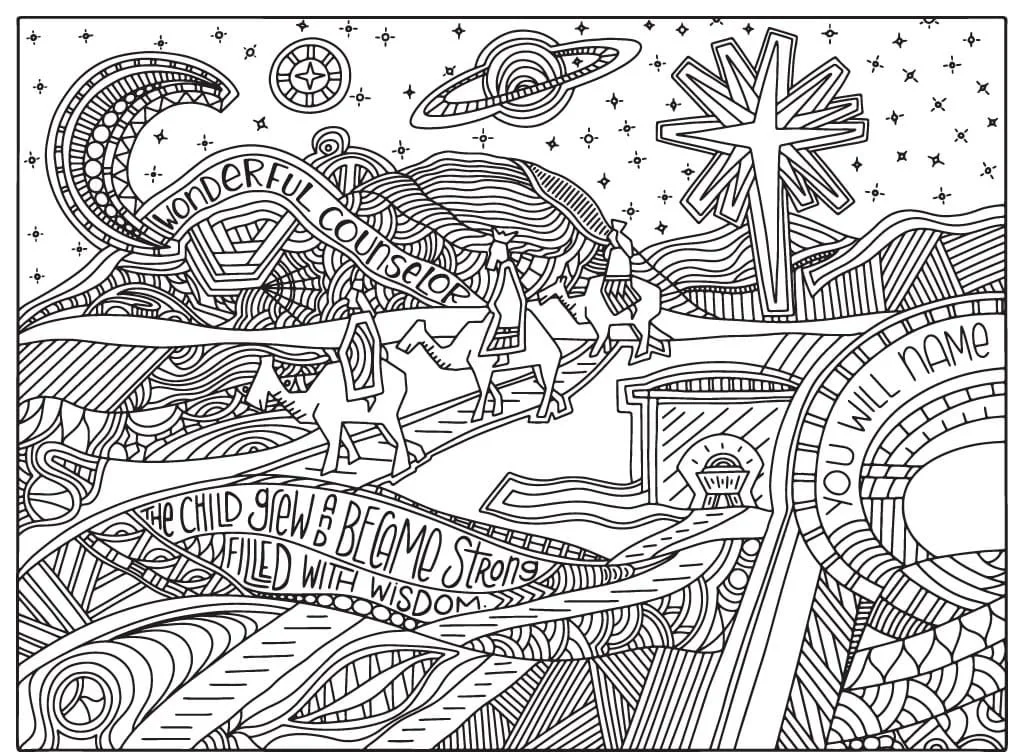 Advent Coloring Pages 43