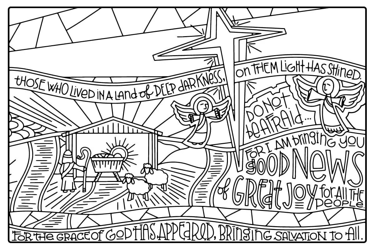 Advent Coloring Pages 44