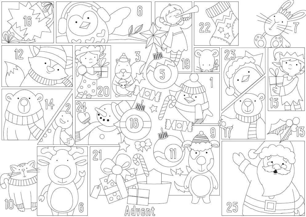 Advent Coloring Pages 55