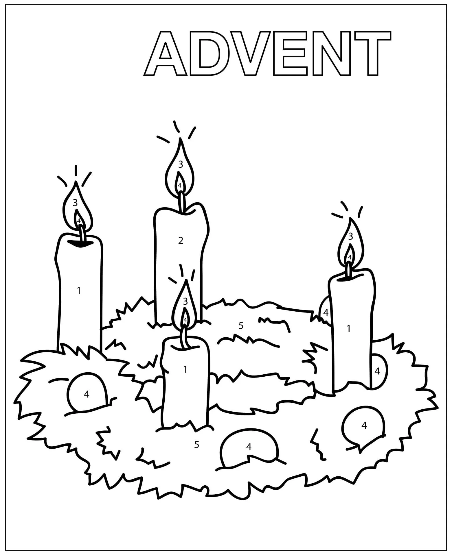 Advent Coloring Pages 56